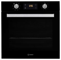 Indesit Aria IFW6340BL Built-in Single Electric Oven - Black